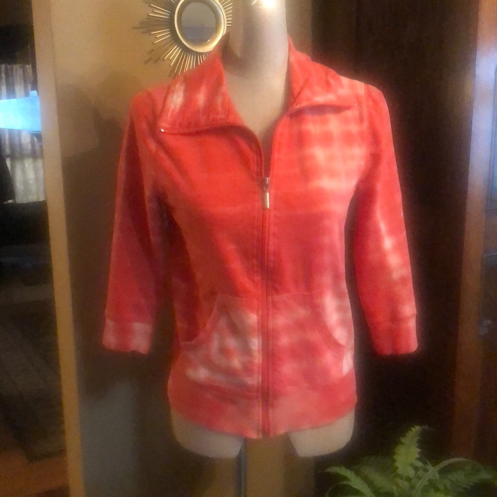 Tie Dye Silverwear 3/4 sleeve Jacket  Size Small